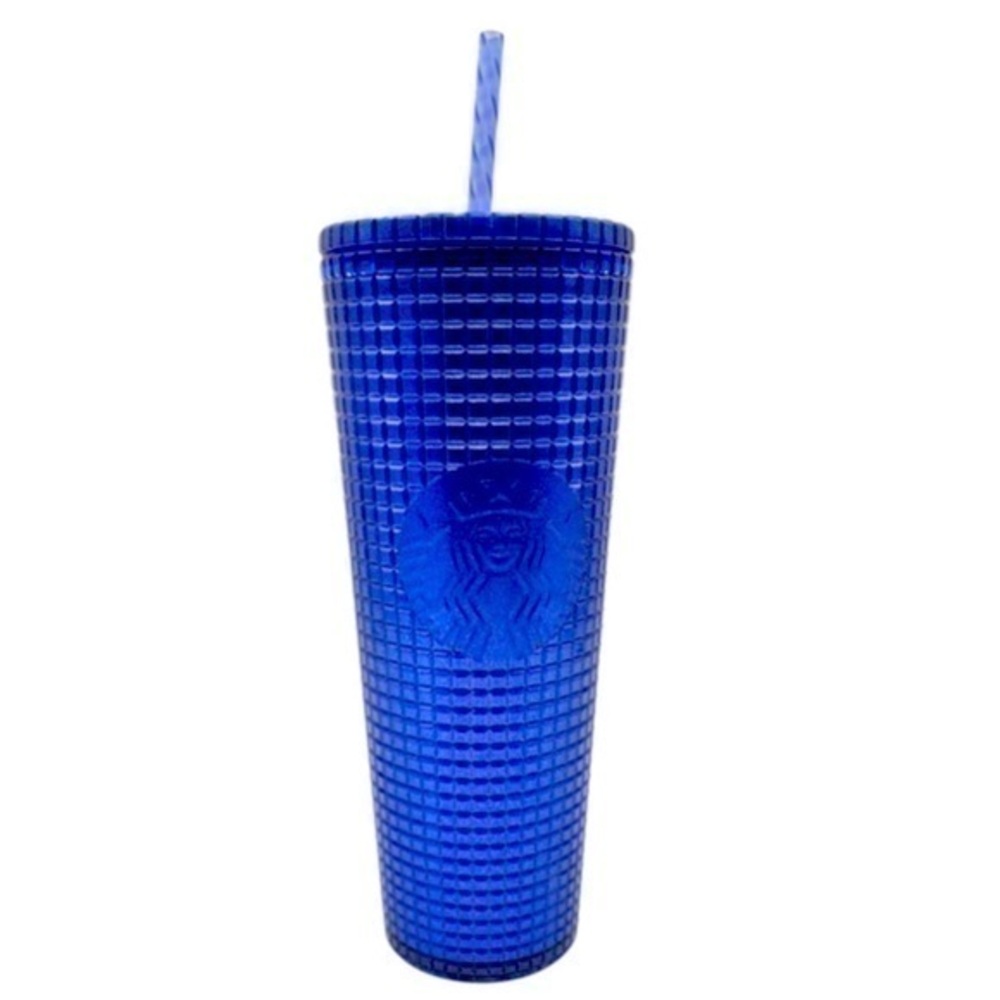 NWT Starbucks 2023 Blueberry Sparkle grid venti cup 24 oz.